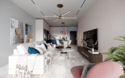 the essense 2-Bedroom-Standard-Living-Room